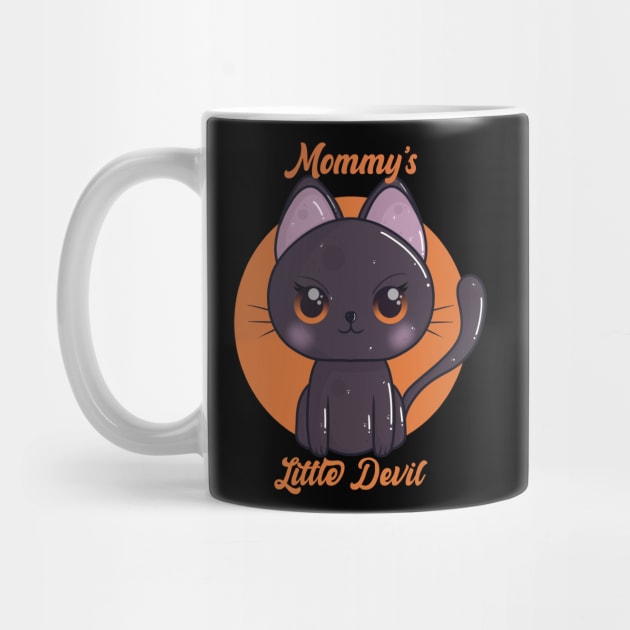 Mommy’s little devil cat design by LittleBearBlue